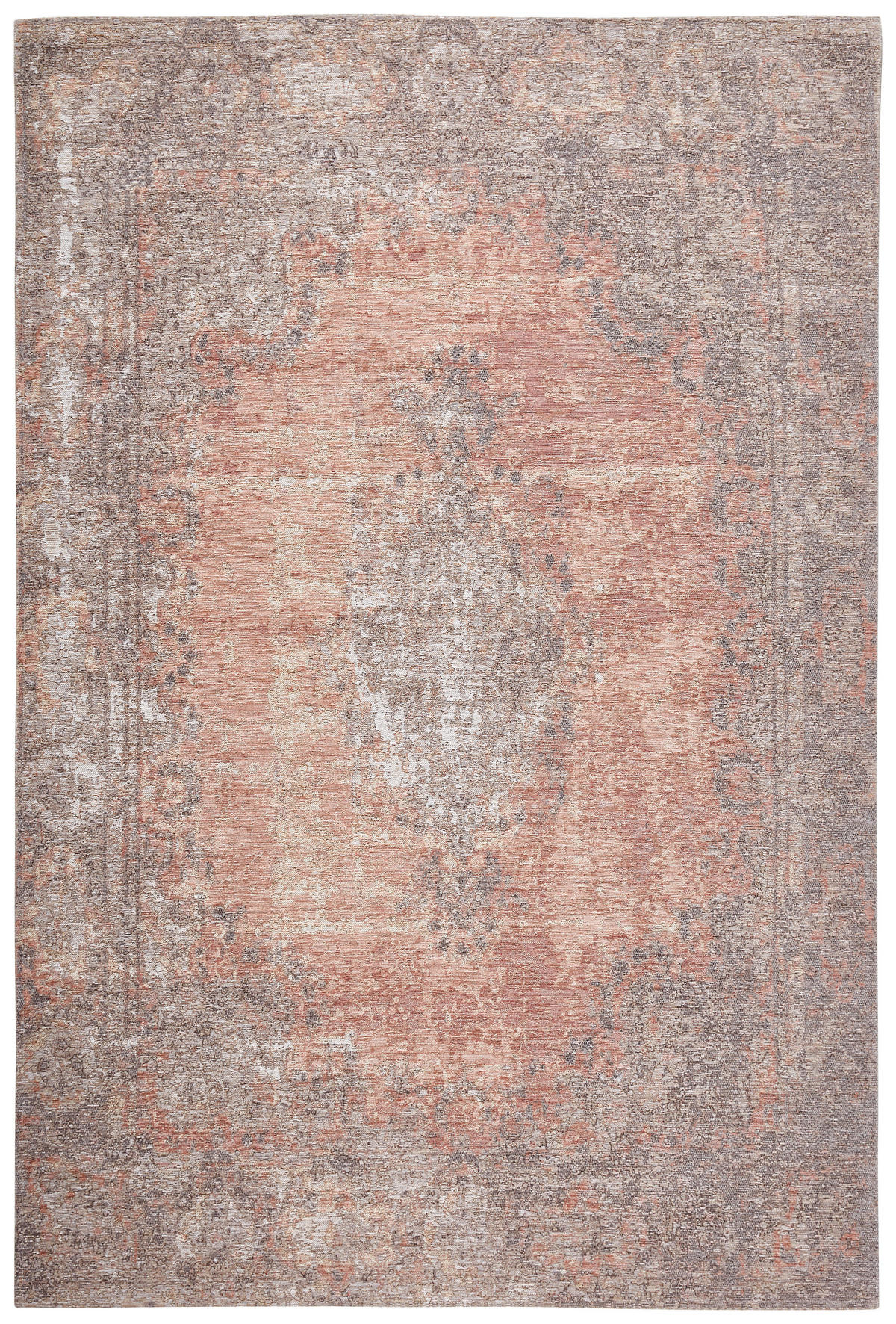 VINTAGE-TEPPICH 120/170 cm VERSAILLES Rosa, Beige  - Beige/Rosa, Design, Textil (120/170cm) - Novel
