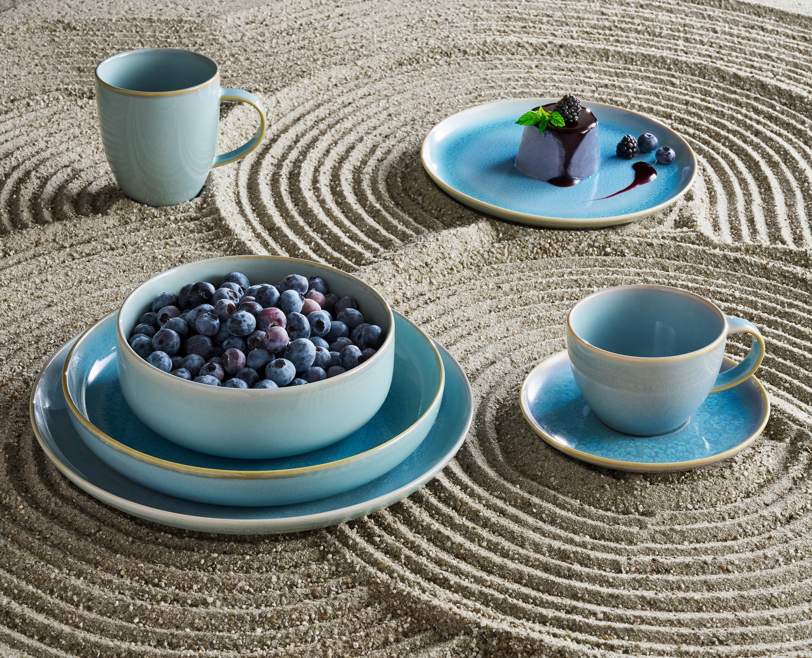 SPEISETELLER CRAFTED  26 cm   - Hellblau, Basics, Keramik (26cm) - like.Villeroy & Boch