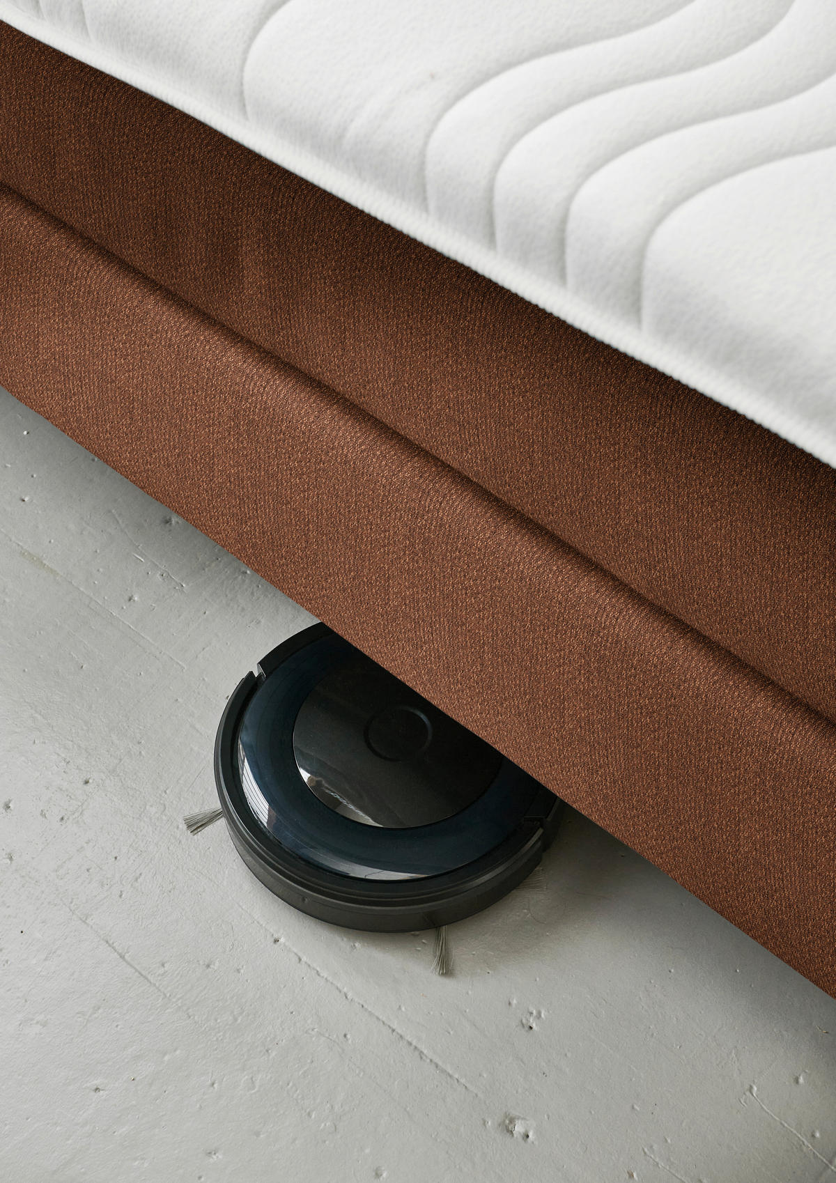 BOXSPRINGBETT 180/200 cm  in Rostfarben  - Rostfarben/Schwarz, MODERN, Kunststoff/Textil (180/200cm) - Beldomo - Sleep