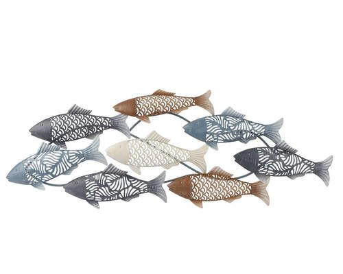 ZIDNA DEKORACIJA 4 cm - bež/plava, Basics, plastika (4cm)