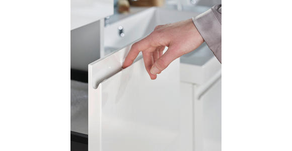 BADEZIMMER  in 140 cm  - Weiß, Design, Glas/Holz (140cm) - Novel