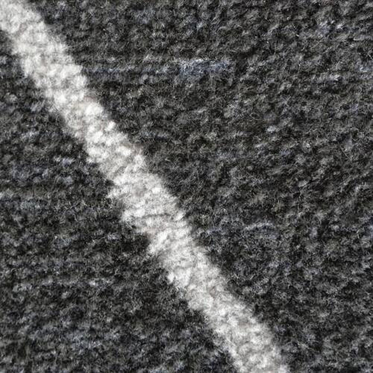 WEBTEPPICH 80/150 cm Cosenza Schwarz, Weiß  - Schwarz/Weiß, Design, Kunststoff/Textil (80/150cm)