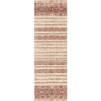 LÄUFER Cortea Araqan 80/250 cm  in Terracotta, Graublau, Elfenbein  - Elfenbein/Graublau, LIFESTYLE, Kunststoff/Textil (80/250cm) - Lindorug