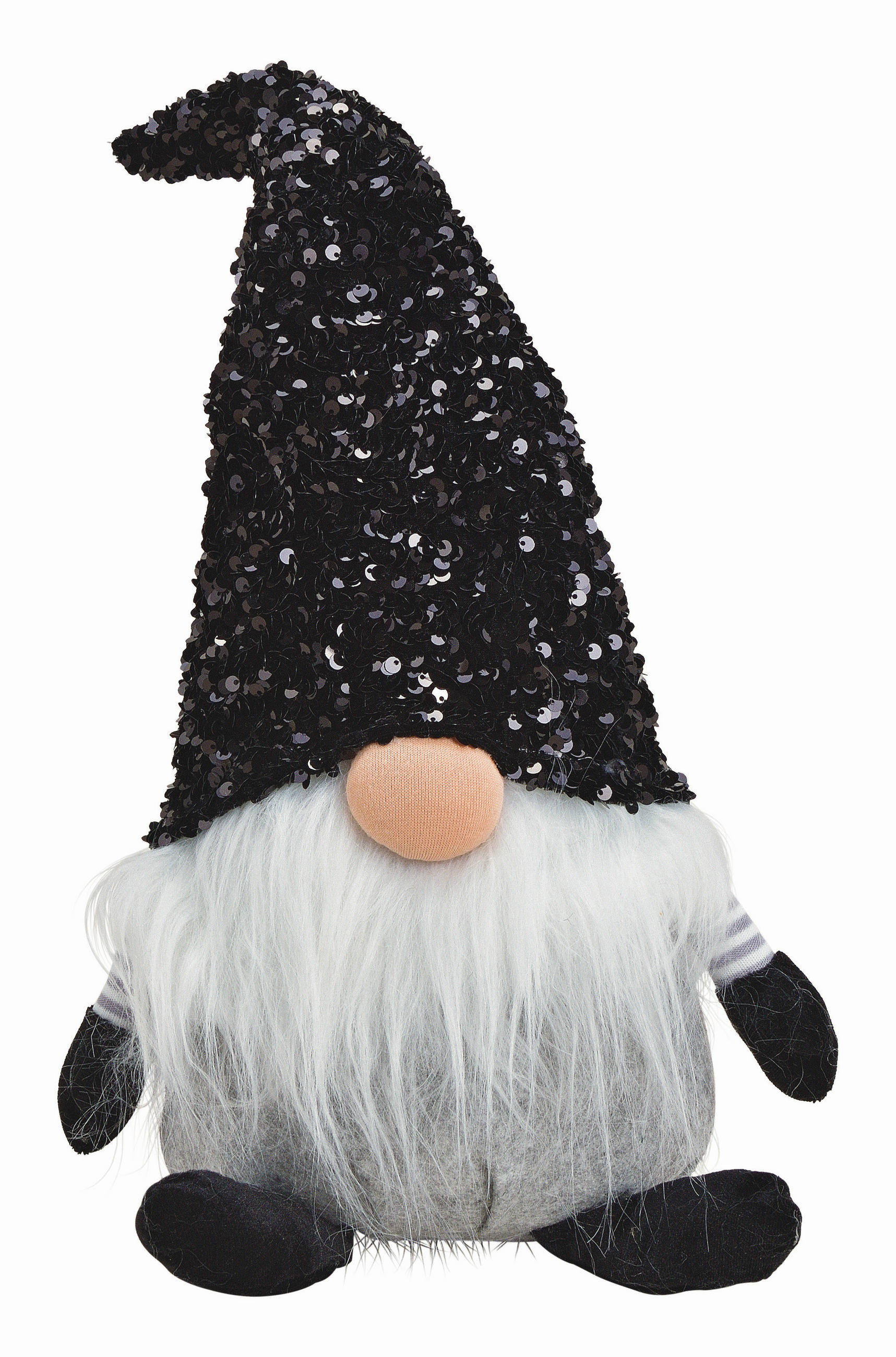 WICHTEL  - Schwarz, Basics, Textil (24,0/48,0/17,0cm) - X-Mas