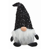 WICHTEL  - Schwarz, Basics, Textil (24,0/48,0/17,0cm) - X-Mas