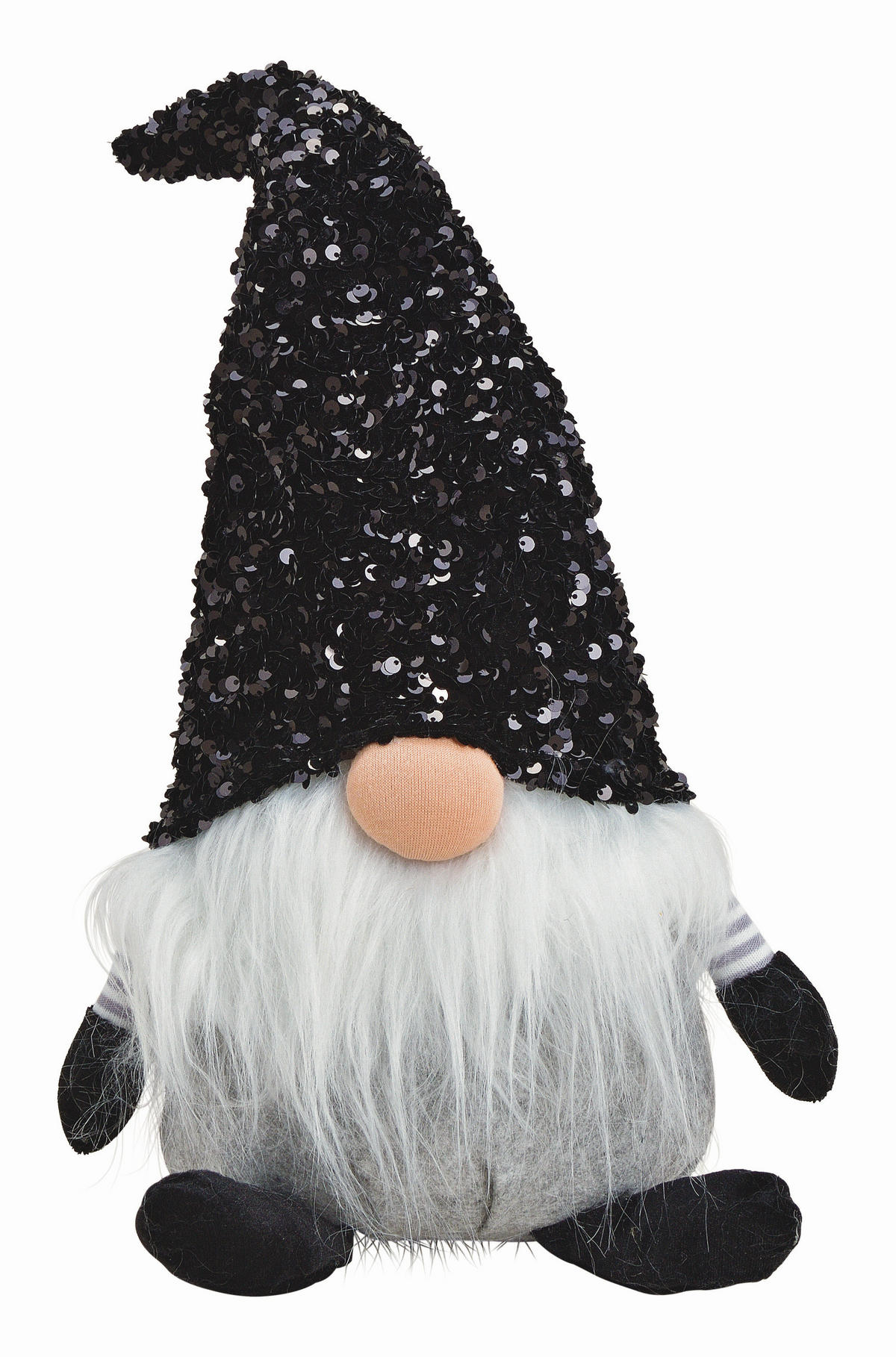 WICHTEL  - Schwarz, Basics, Textil (24,0/48,0/17,0cm) - X-Mas