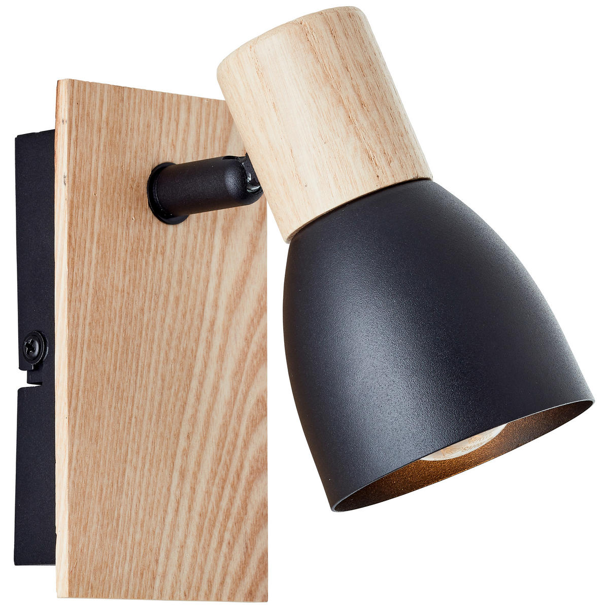 STRAHLER 14/7 cm   - Schwarz/Naturfarben, Basics, Holz/Metall (14/7cm) - Brilliant