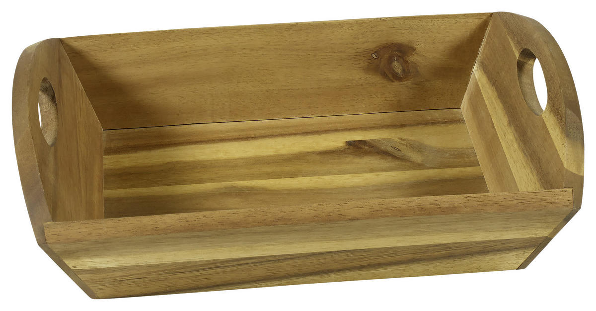 BROTKORB - Naturfarben/Akaziefarben, LIFESTYLE, Holz (31,5/23/9cm) - Homeware Profession.