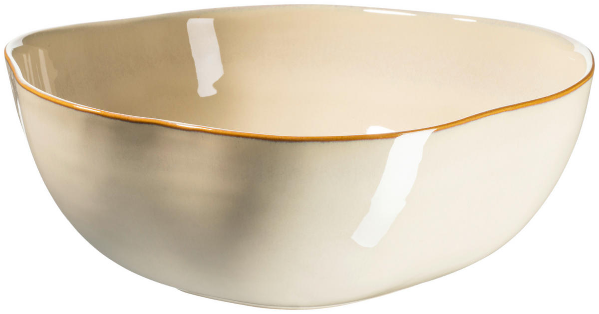 SCHÜSSEL Cordelia   - Sandfarben, Trend, Keramik (28/10cm) - Mäser