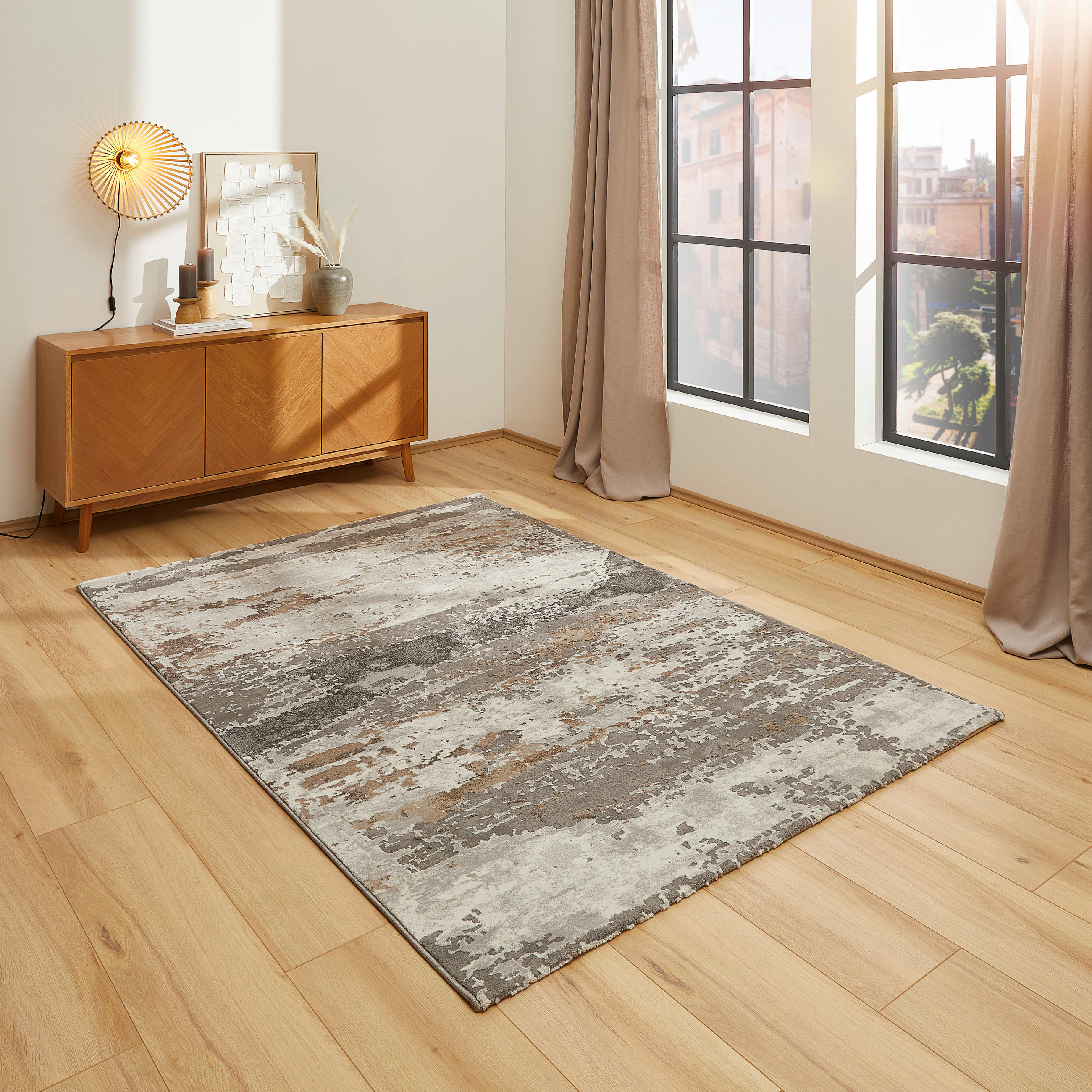 VINTAGE-TEPPICH 80/150 cm Fiorentina Beige  - Beige, Design, Textil (80/150cm) - Novel