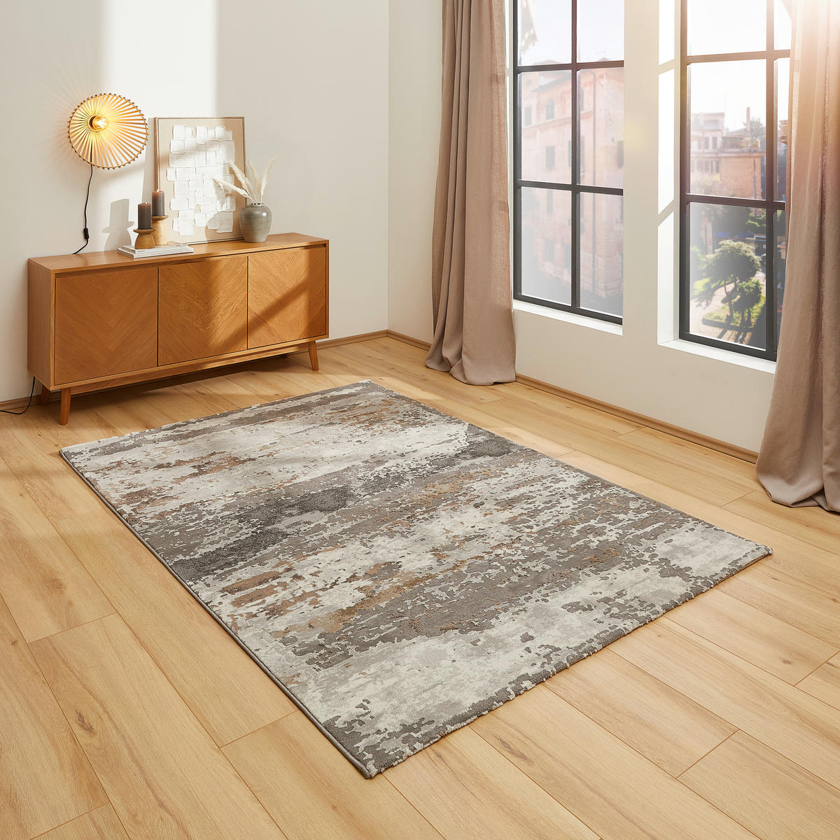 VINTAGE-TEPPICH 160/230 cm Fiorentina  - Beige, Design, Textil (160/230cm) - Novel