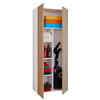 MEHRZWECKSCHRANK 70/178/39 cm  - Weiss/Silberfarben, Design, Holzwerkstoff/Kunststoff (70/178/39cm) - MID.YOU