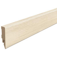 SOCKELLEISTE Eiche weiss - Weiß, KONVENTIONELL, Holzwerkstoff (240/1.4/5.8cm) - Egger Holzwerkstoffe