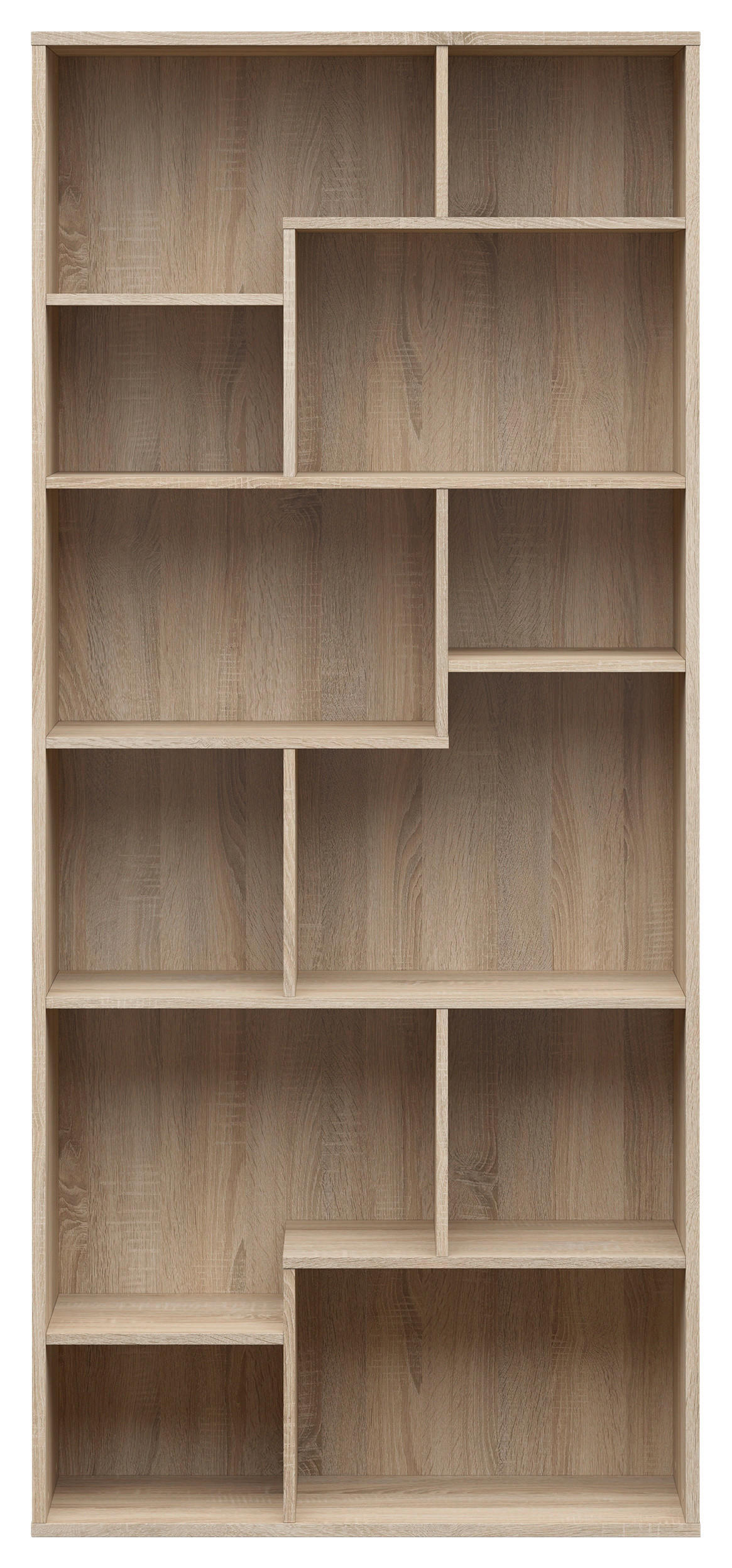 REGAL  87,5/197,5/33,5 cm Sonoma Eiche  - Sonoma Eiche, Design, Holzwerkstoff (87,5/197,5/33,5cm)