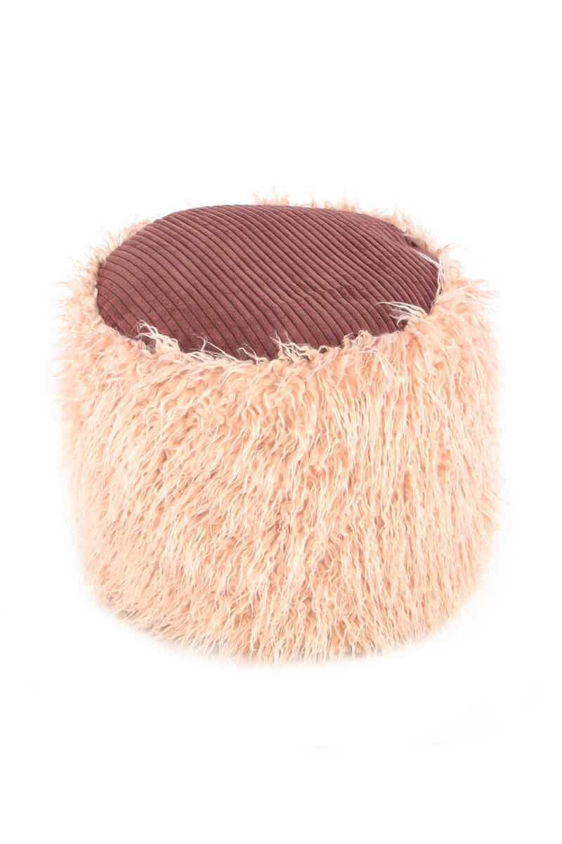POUF 45/38/45 cm  - Beige, Basics, Kunststoff (45/38/45cm) - Kayoom