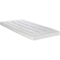 TOPPER MICRO POCKET TOPPER 90/200 cm Höhe ca. 8 cm  - Weiß, Basics, Textil (90/200cm) - Livetastic