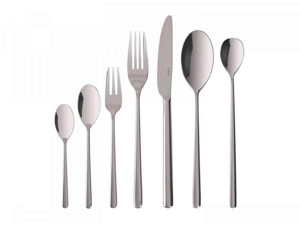BESTECKSET 42-teilig  Lexington  - Basics, Metall (44/33/5cm) - Sola