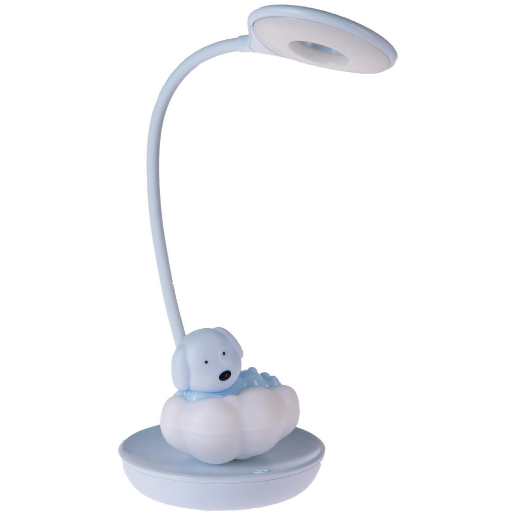 My Baby Lou DĚTSKÁ STOLNÍ LED LAMPIČKA, dotykový stmívač, 13/36 cm - světle modrá