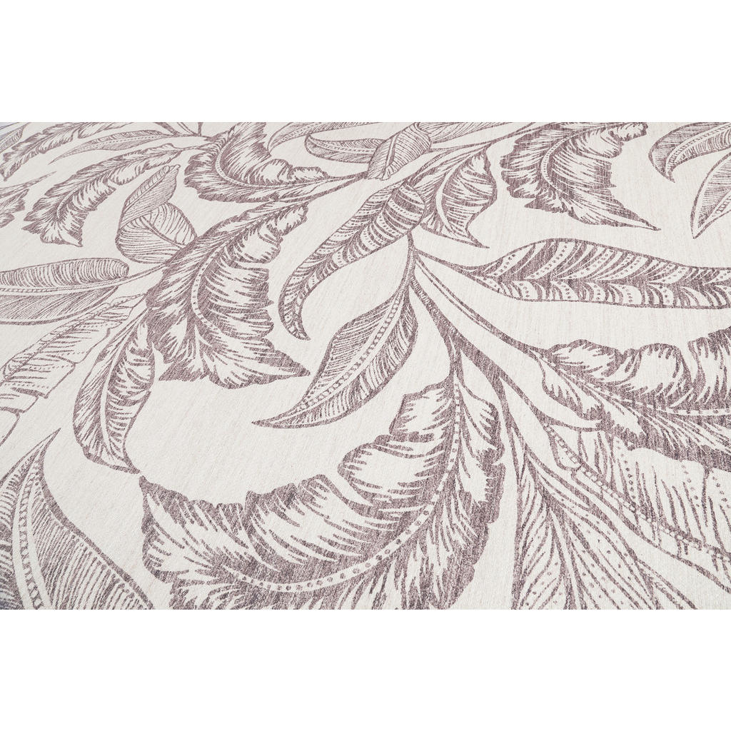 Thumbnail - Novel Webteppich Mozambique Palm, Taupe, Beige, Textil, Abstraktes, rechteckig, 80x150 cm, Textiles Vertrauen - Oeko-Tex...