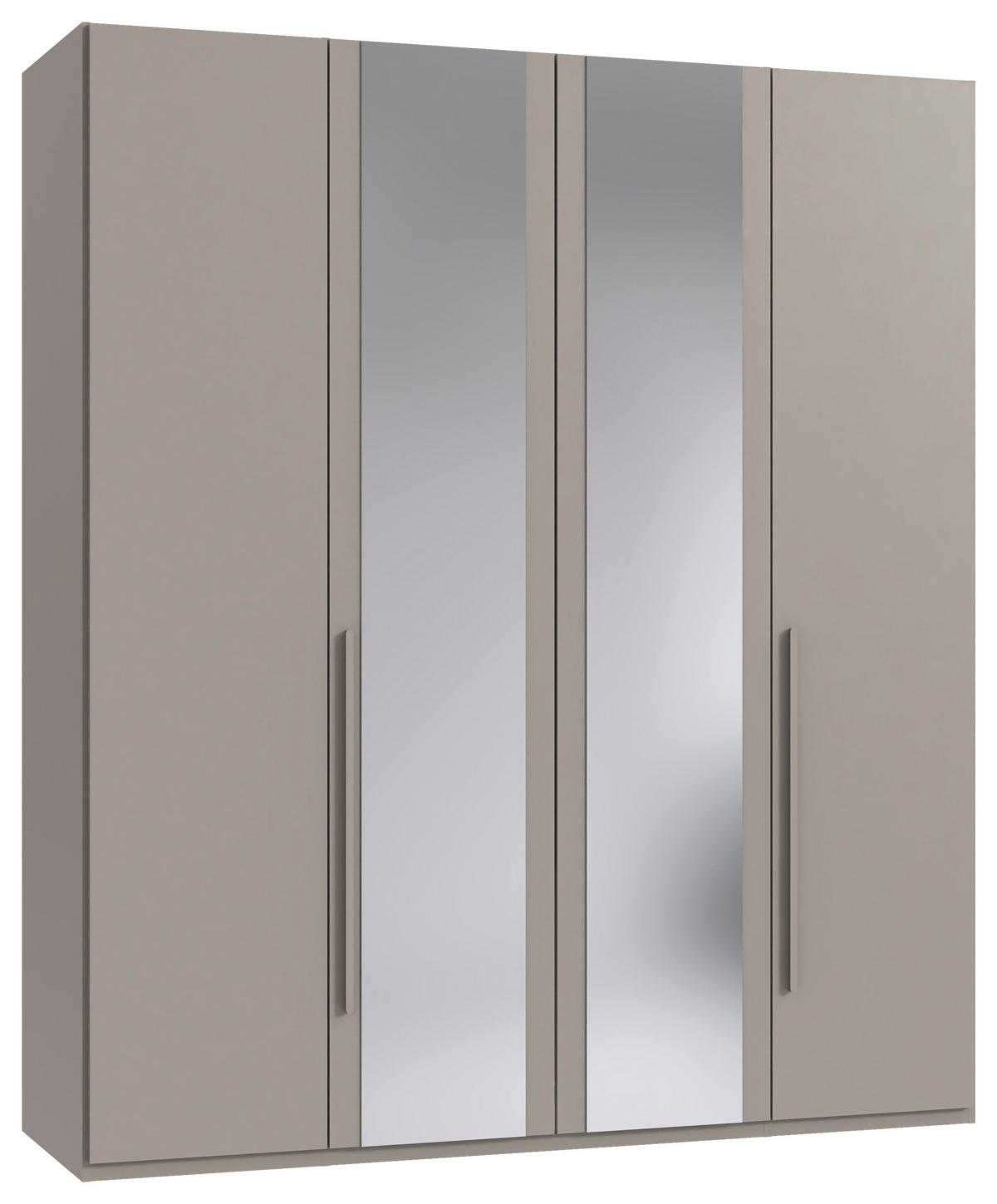 DREHTÜRENSCHRANK 4-türig Sahara  - Kaschmir/Sahara, MODERN, Glas/Holzwerkstoff (180/208/58cm) - Chameo