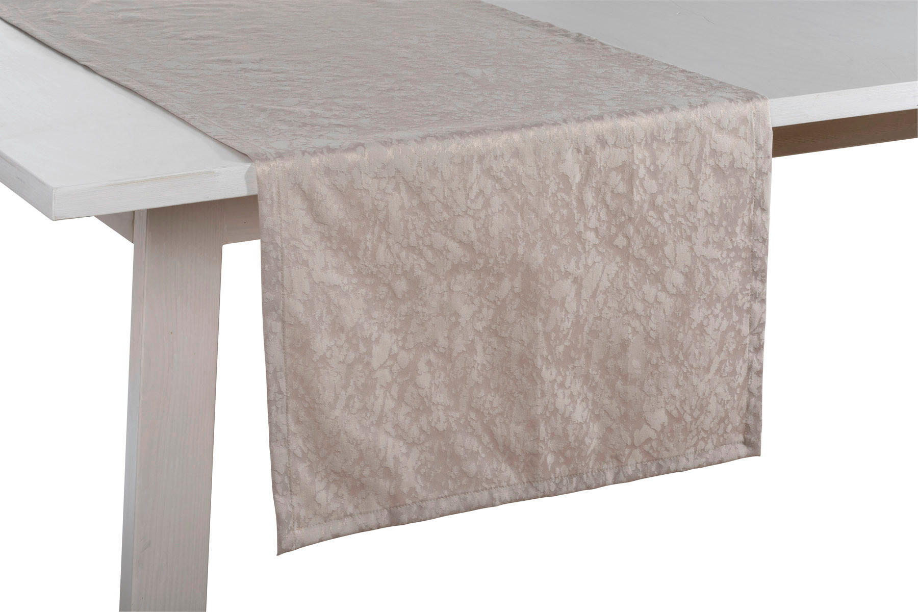 TISCHLÄUFER Textil Jacquard Grau 50/150 cm  - Grau, Basics, Textil (50/150cm) - Pichler