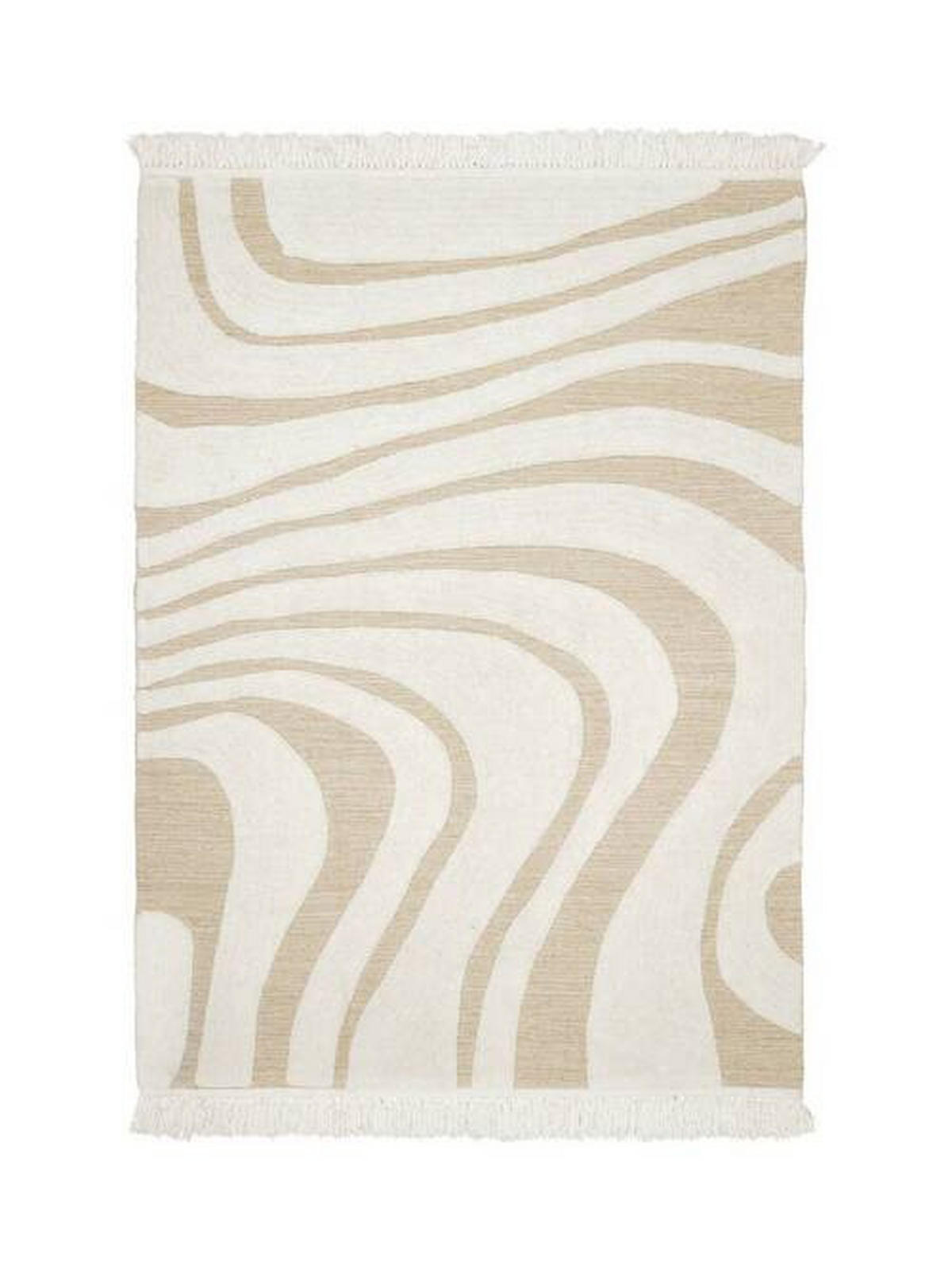 FLACHWEBETEPPICH 60/110 cm Weiß  - Weiß, Design, Textil (60/110cm) - Svanefors