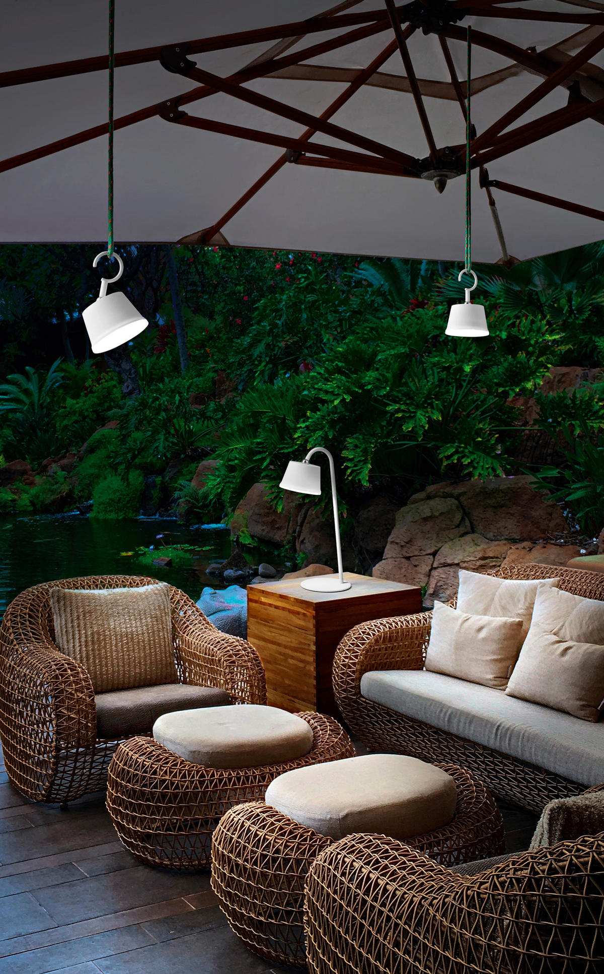 LED-TISCHLEUCHTE Armanda 10/34 cm   - Weiß, Basics, Metall (10/34cm) - Fabas Luce
