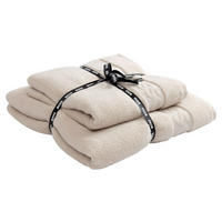 HANDTUCHSET MLOGO Hellbraun  - Hellbraun, Design, Textil (50/100cm) - Hugo Boss