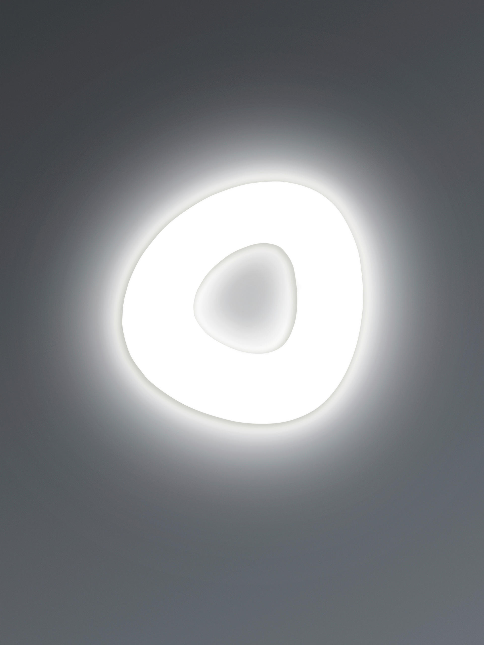 LED-DECKENLEUCHTE 70/50/3,5 cm   - Weiß, Design, Metall (70/50/3,5cm) - BOPP