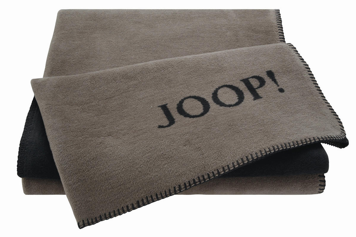 WOHNDECKE JOOP! HW 2025/26 150/200 cm  - Graubraun, Design, Textil (150/200cm) - Joop!