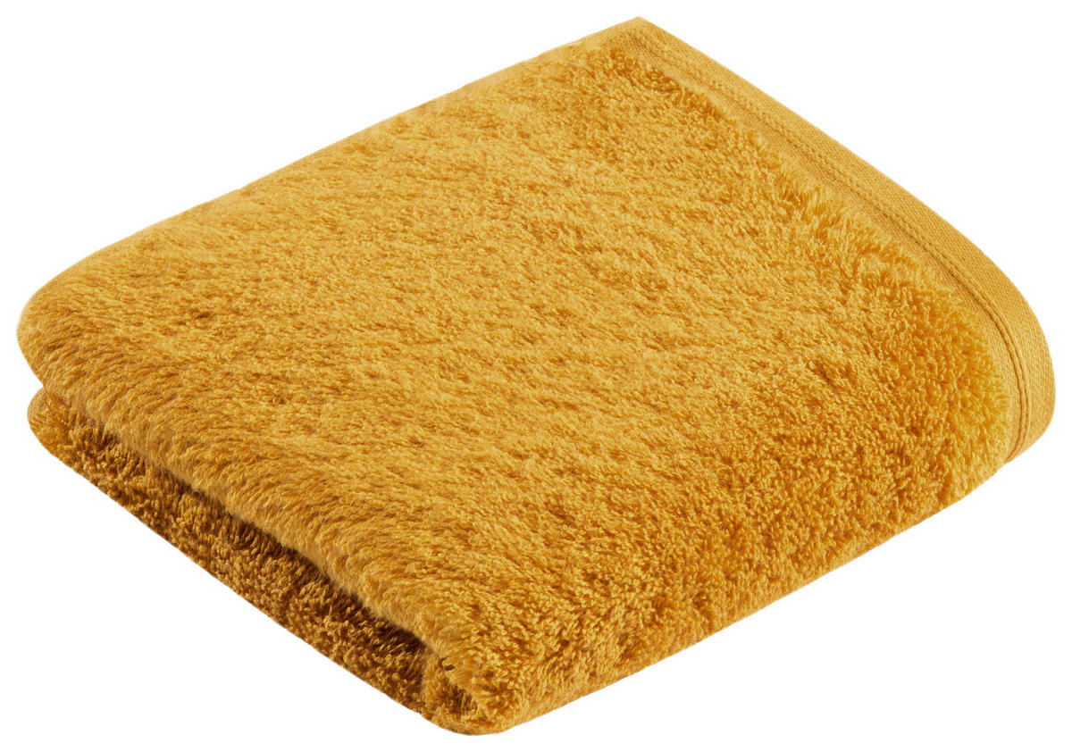 RUČNÍK PRO HOSTY, 40/60 cm, curry žlutá - curry žlutá, Basics, textil (40/60cm) - Vossen