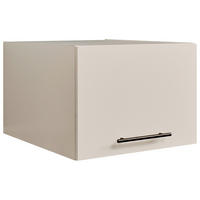 AUFSATZSCHRANK 50/38/67,5 cm  - Kaschmir/Schwarz, Design, Holzwerkstoff/Metall (50/38/67,5cm)