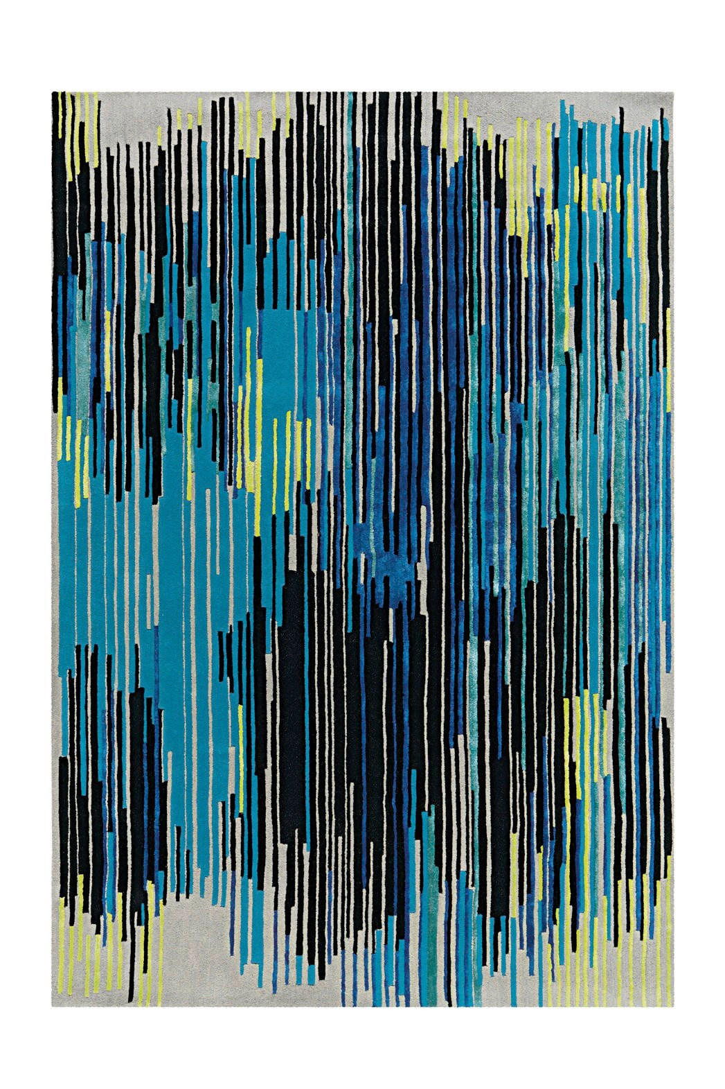 FLACHWEBETEPPICH Wohnzimmer 170/240 cm Blau, Multicolor rechteckig  - Blau/Multicolor, Basics, Textil (170/240cm) - Kayoom