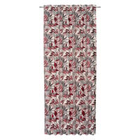 FERTIGVORHANG  blickdicht   135/245 cm  - Rot, Natur, Textil (135/245cm) - Esposa