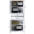 AKTENSCHRANK 86/204/38 cm  - Eiche Artisan/Pinienfarben, KONVENTIONELL, Holzwerkstoff (86/204/38cm) - Carryhome