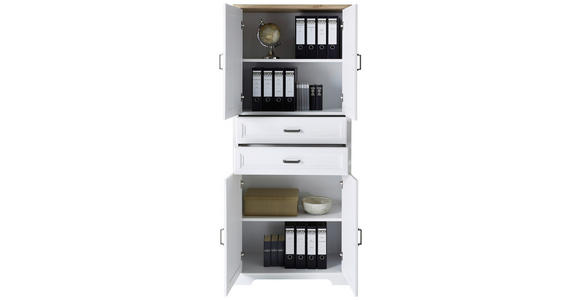 AKTENSCHRANK 86/204/38 cm  - Eiche Artisan/Pinienfarben, KONVENTIONELL, Holzwerkstoff (86/204/38cm) - Carryhome