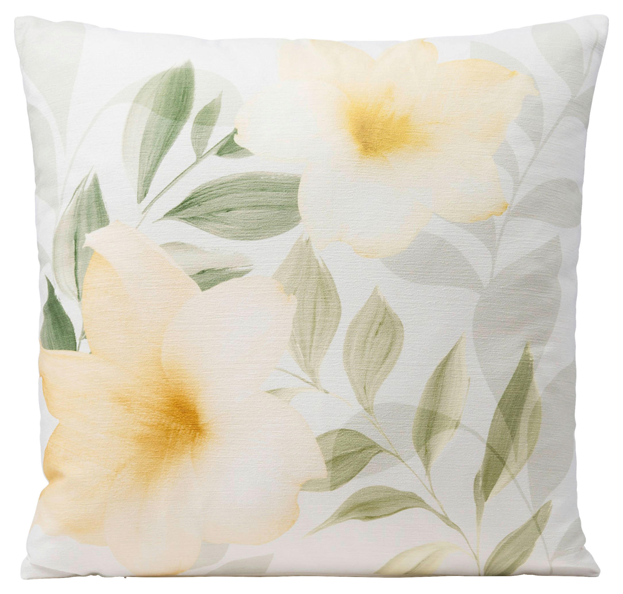 DEKORAČNÍ POLŠTÁŘ 45/45 cm - světle žlutá, Design, textil (45/45cm) - Novel