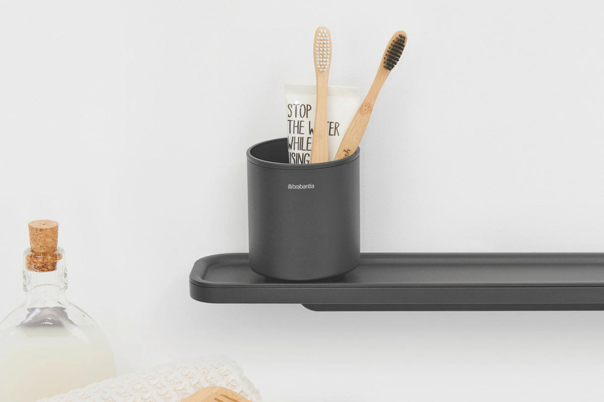 KUPAONSKA ČAŠA  siva  metal, plastika  MINDSET  - siva, Basics, metal/plastika (8.1/9.4/8.1cm) - Brabantia