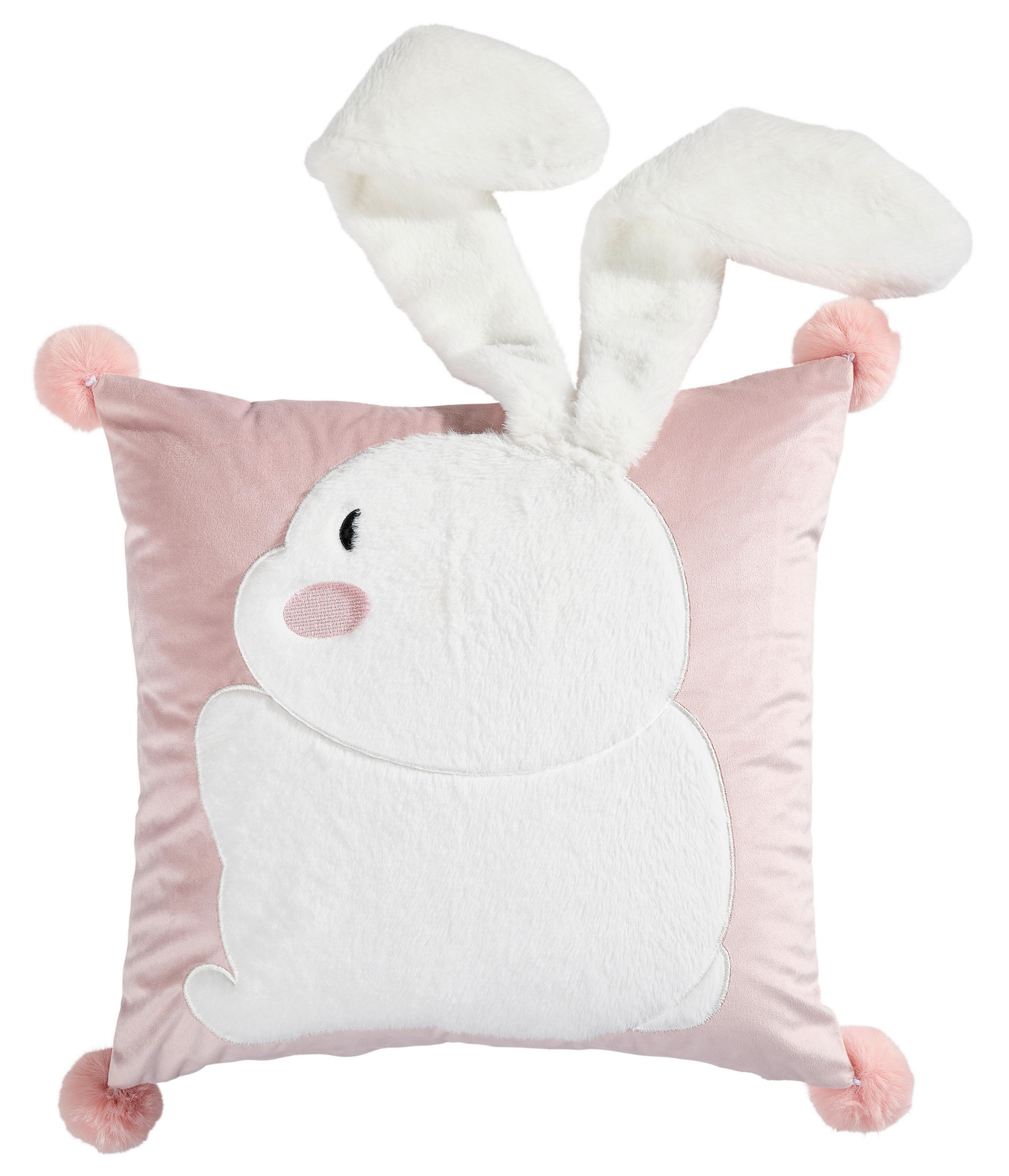 KISSENHÜLLE SCHLAPPI 45/45 cm  - Rosa, Textil (45/45cm) - Novel