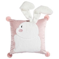 KISSENHÜLLE SCHLAPPI 45/45 cm  - Rosa, Textil (45/45cm) - Novel