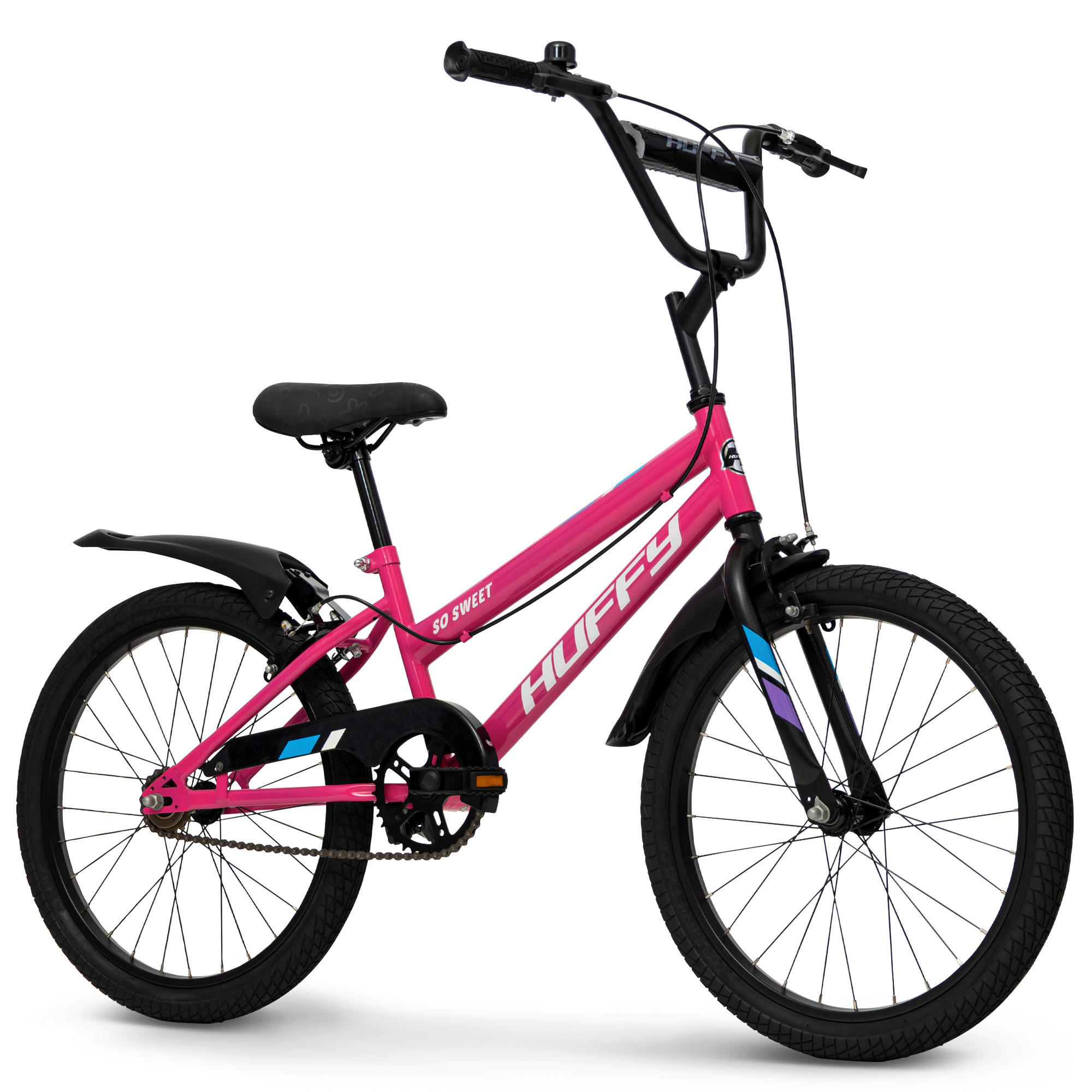 KINDERFAHRRAD 20 Zoll  - Pink, Basics, Metall (64/95/135cm)
