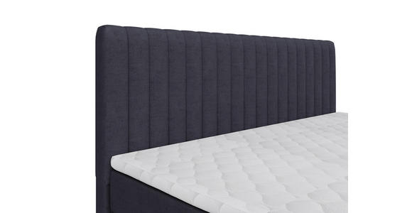 BOXBETT 180/200 cm  in Graphitfarben  - Schwarz/Graphitfarben, Basics, Kunststoff/Textil (180/200cm) - Carryhome