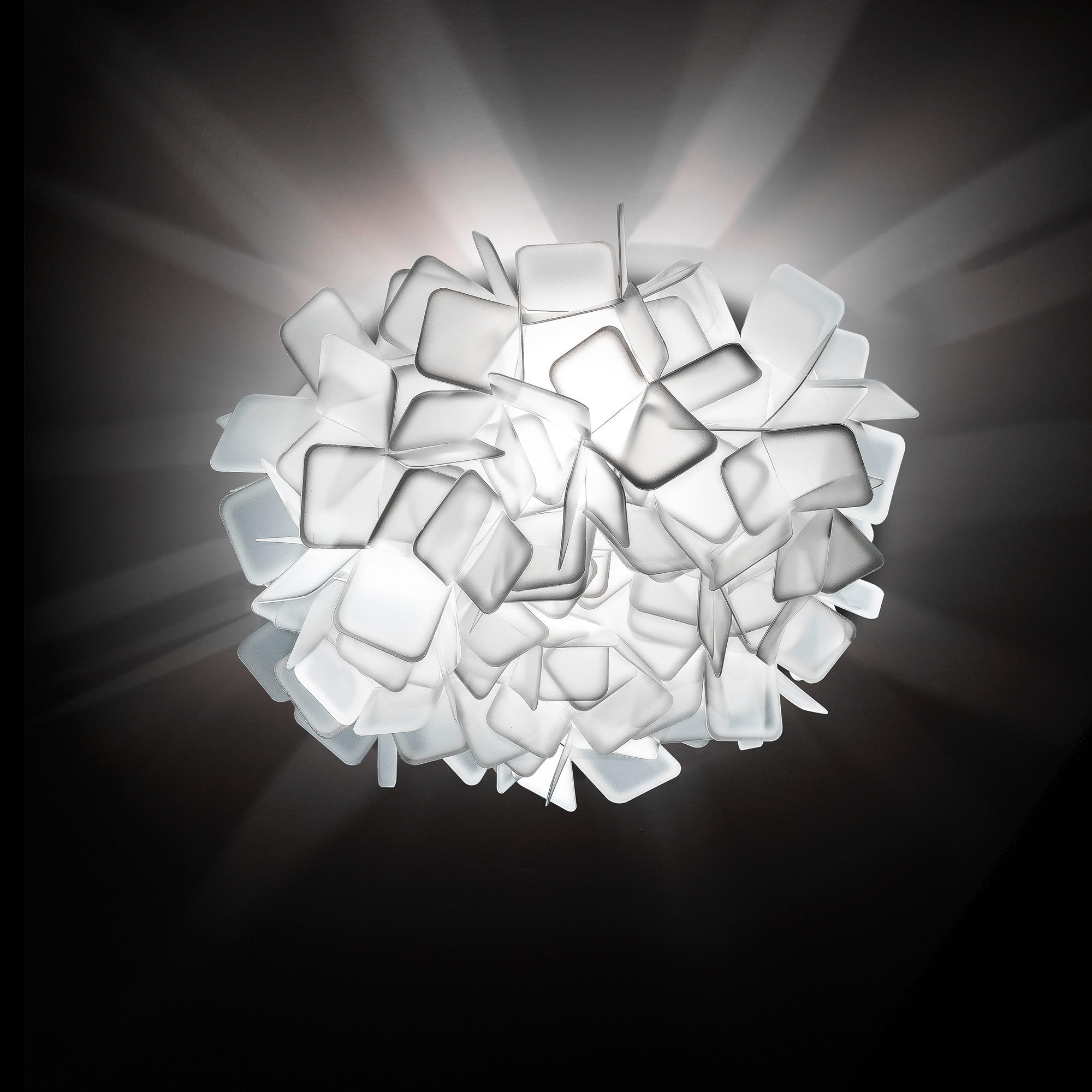 DECKENLEUCHTE CLIZIA 32/15 cm   - Weiß, Design, Kunststoff (32/15cm) - Slamp