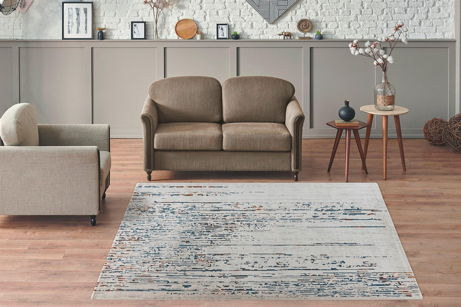 TEPPICH 160/230 cm Lorin 425 Grau / Multi Grau, Multicolor  - Multicolor/Grau, KONVENTIONELL, Textil (160/230cm)