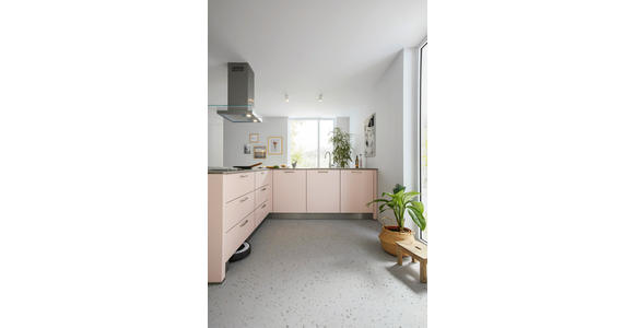 EINBAUKÜCHE - Rosa, Design, Holzwerkstoff - Novel