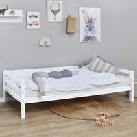 KINDER-/JUNIORBETT - Weiß/Kieferfarben, MODERN, Holz (90/200cm) - MID.YOU