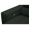 ECKSOFA in Chenille Schwarz  - Chromfarben/Schwarz, Design, Textil (301/207cm) - Xora