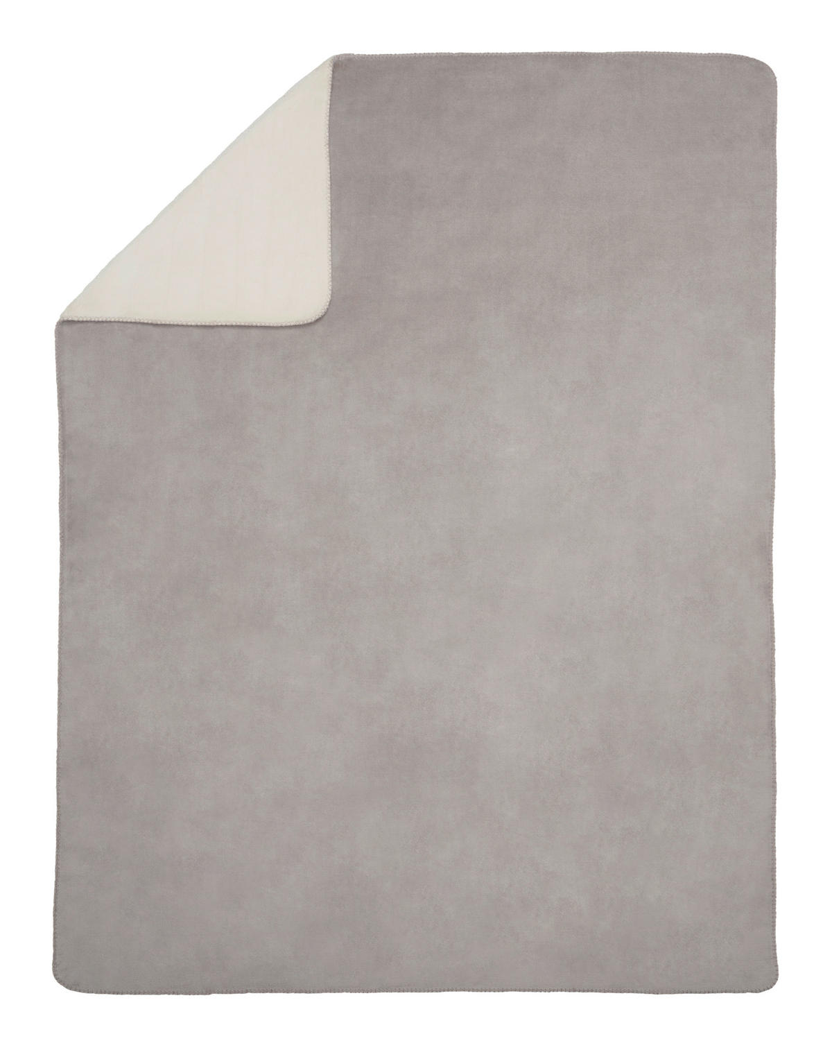 PLÉD, 150/200 cm - bílá/barvy stříbra, Basics, plast (150/200cm) - Novel