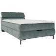 BOXBETT 140/200 cm  in Salbeigrün  - Salbeigrün/Schwarz, KONVENTIONELL, Holz/Holzwerkstoff (140/200cm) - Xora
