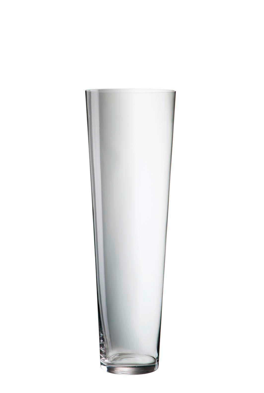 VASE  - Transparent, Basics, Glas (19,5/19,5/70cm) - Ambia Home